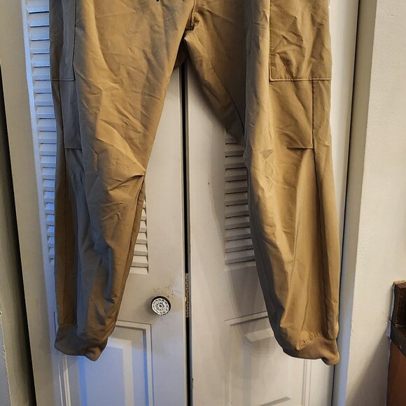 mens abercrombie fitch traveler cargo joggers light khaki SIZE XL - Picture 7 of 7